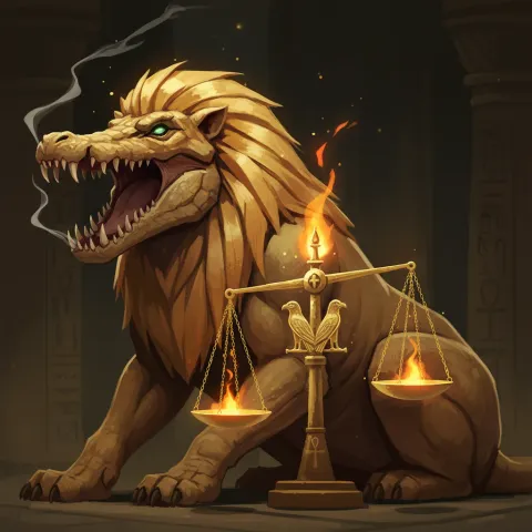 Ammit — Egyptian card