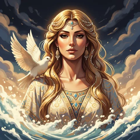 Aphrodite — Greek card