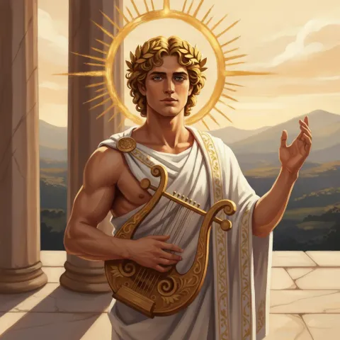 Apollo — Greek card