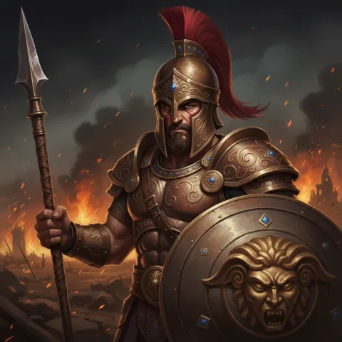 Ares — Greek card