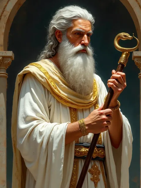 Asclepius — Greek card