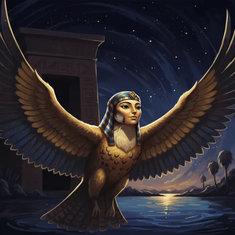 Ba — Egyptian card