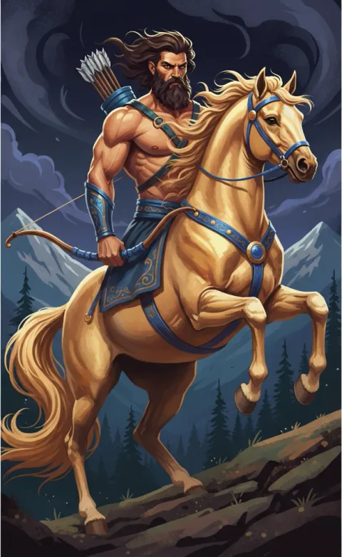 Centaur — Greek card
