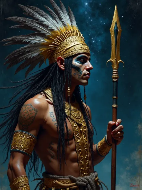 Centzon Huitznahua — Aztec card
