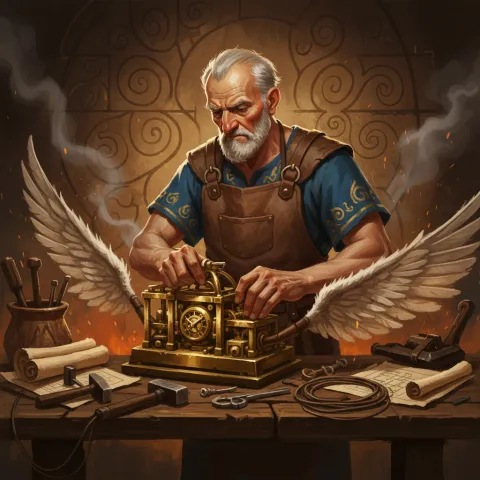 Daedalus — Greek card