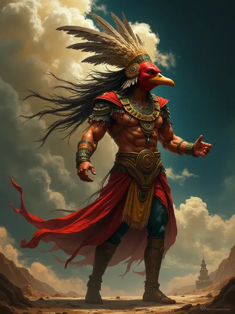 Ehécatl — Aztec card