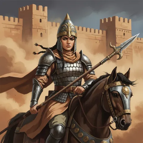Gordafarid — Persian & Arabian card
