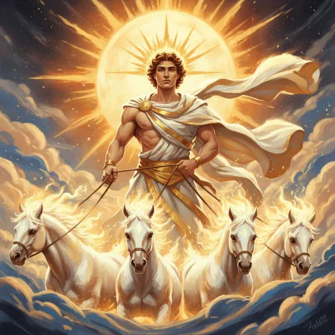 Helios — Greek card
