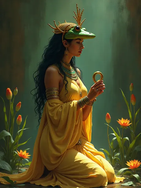Heqet — Egyptian card