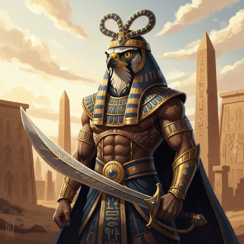 Horus — Egyptian card