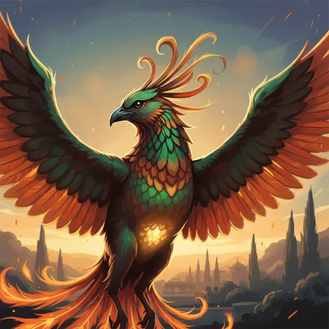 Homa — Persian & Arabian card