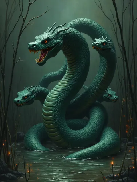 hydra — Greek card