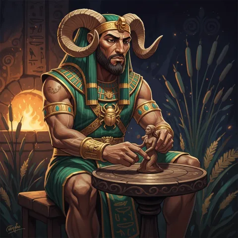 Khnum — Egyptian card