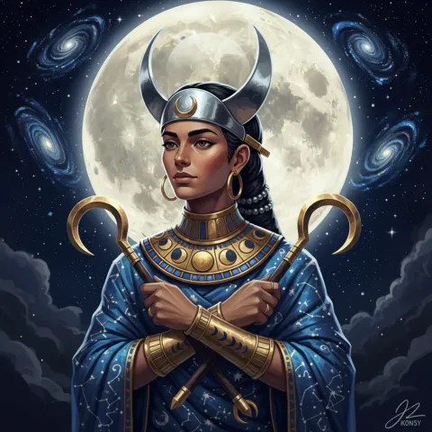 Khonsu — Egyptian card
