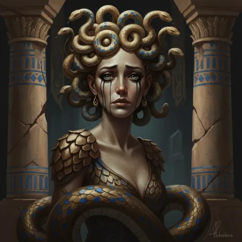 Medusa — Greek card