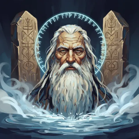 Mimir — Norse card