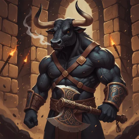 Minotaur — Greek card