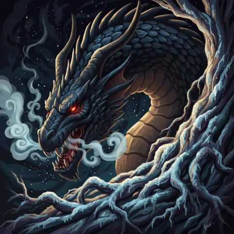 Nidhoggr — Norse card
