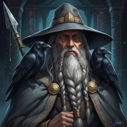 Odin — Norse card
