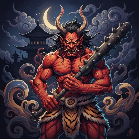 Oni — Japanese card