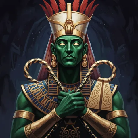 Osiris — Egyptian card
