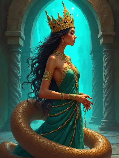 Shahmaran — Persian & Arabian card