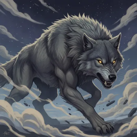 Sköll — Norse card