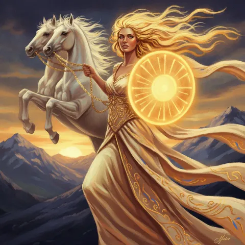 Sól — Norse card