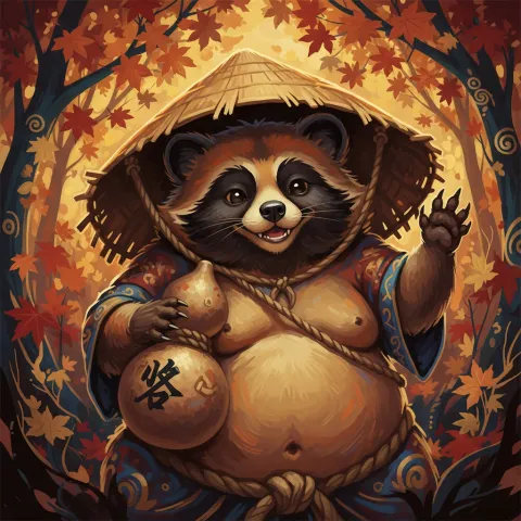 Tanuki — Japanese card