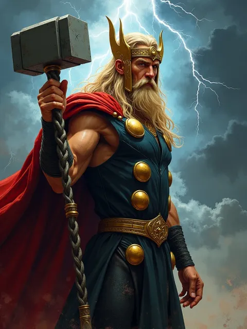 Thor — Norse card