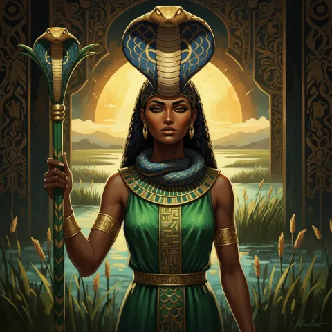 Wadjet — Egyptian card