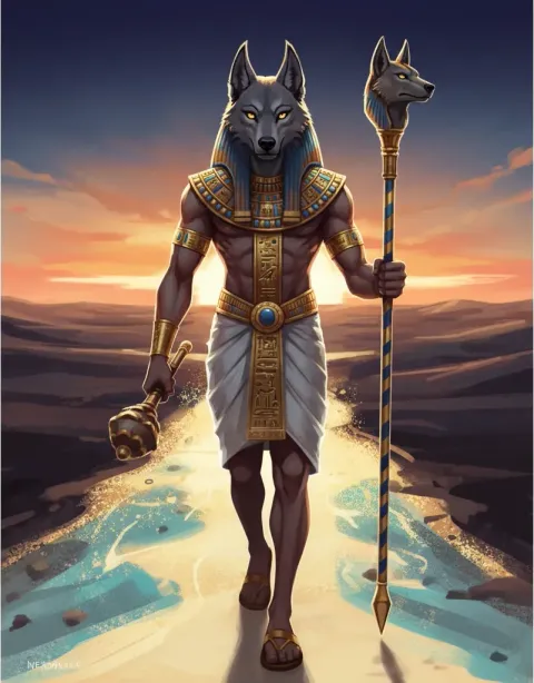 Wepwawet — Egyptian card